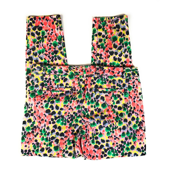 Gap Abstract Spot Floral Print Skinny Mini Pants - Picture 4 of 4
